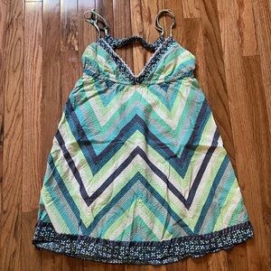 Free People Multicolor Chevron Dress